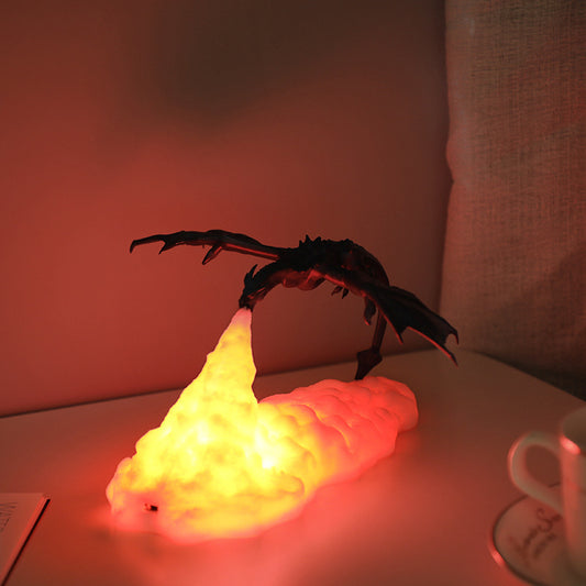 3D Dragon LED Night Light – Fire-Breathing Creative Lamp for Home Decoration & Gifts