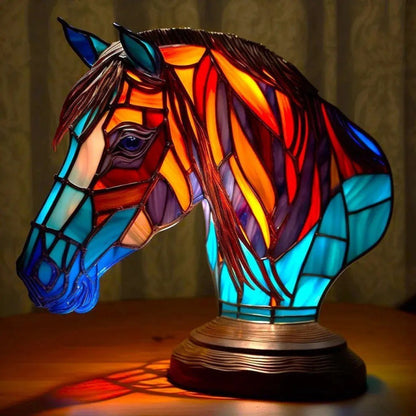 3D Animal Desk Lamp – Vintage Colored Elephant, Owl & Cat Night Light for Home Décor