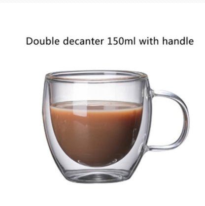 3D Double-Layer Panda Glass Cup – Creative Skull-Shaped Wine & Coffee Mug for Home & Gifts