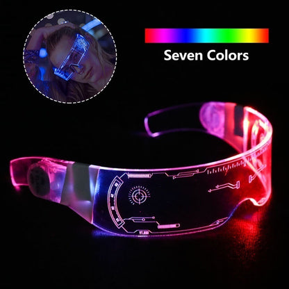 LED Luminous Party Glasses – Futuristic Disco Goggles for Festivals, Bars & Creative Gifts