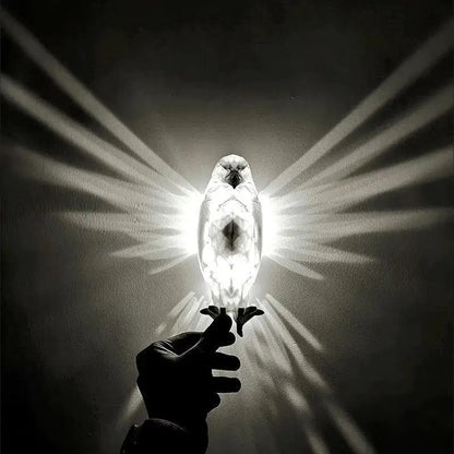 3D Bird Wall Lamp – Creative Owl & Eagle LED Sconce Light for Home Decoration and Gifts