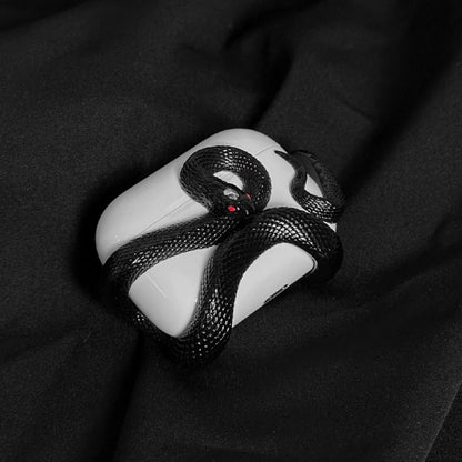 Halloween Snake Earphone Case – Creative Wireless Earbuds Silicone Cover for AirPods