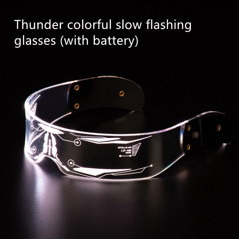LED Luminous Party Glasses – Futuristic Disco Goggles for Festivals, Bars & Creative Gifts