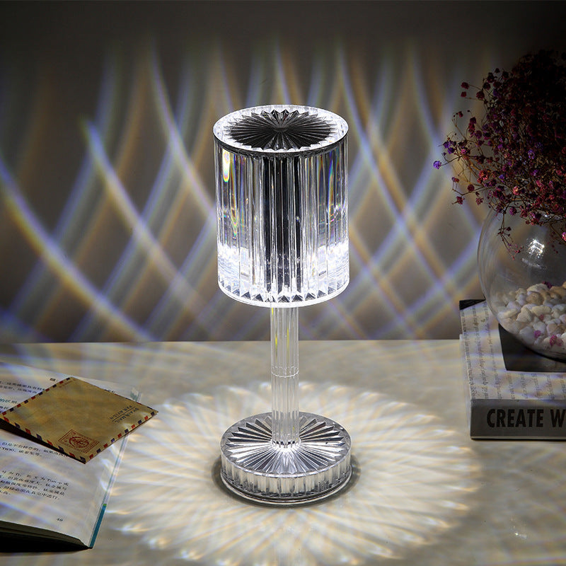 Crystal Diamond Table Lamp – Warm Romantic LED Night Light for Home Decoration & Gifts