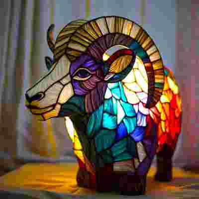 3D Animal Desk Lamp – Vintage Colored Elephant, Owl & Cat Night Light for Home Décor