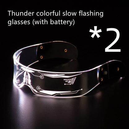 LED Luminous Party Glasses – Futuristic Disco Goggles for Festivals, Bars & Creative Gifts