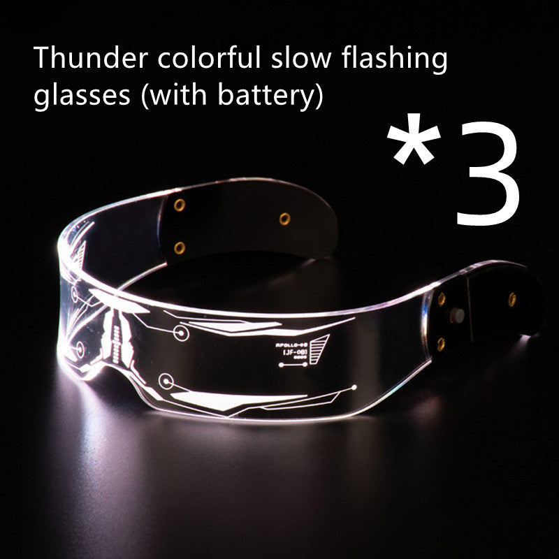 LED Luminous Party Glasses – Futuristic Disco Goggles for Festivals, Bars & Creative Gifts