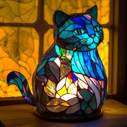 3D Animal Desk Lamp – Vintage Colored Elephant, Owl & Cat Night Light for Home Décor