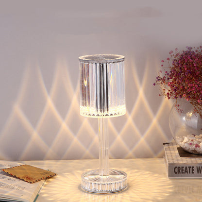 Crystal Diamond Table Lamp – Warm Romantic LED Night Light for Home Decoration & Gifts