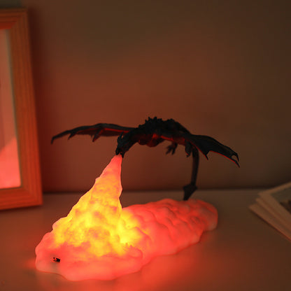 3D Dragon LED Night Light – Fire-Breathing Creative Lamp for Home Decoration & Gifts