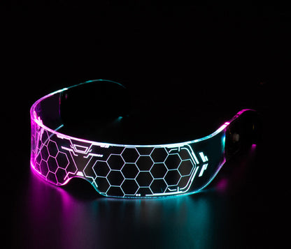 LED Luminous Party Glasses – Futuristic Disco Goggles for Festivals, Bars & Creative Gifts