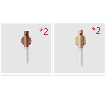 Magnetic Motion Sensor LED Night Light – USB Rechargeable Wireless Wall Lamp for Home & Cabinet