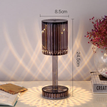 Crystal Diamond Table Lamp – Warm Romantic LED Night Light for Home Decoration & Gifts