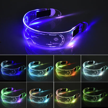 LED Luminous Party Glasses – Futuristic Disco Goggles for Festivals, Bars & Creative Gifts