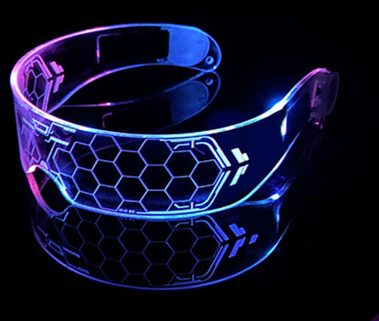 LED Luminous Party Glasses – Futuristic Disco Goggles for Festivals, Bars & Creative Gifts
