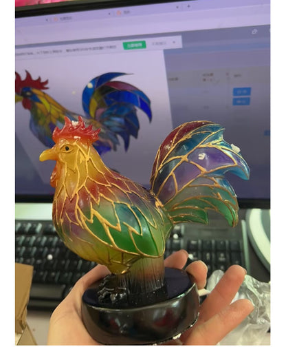 3D Animal Desk Lamp – Vintage Colored Elephant, Owl & Cat Night Light for Home Décor