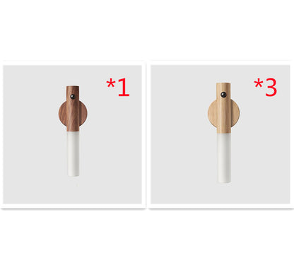 Magnetic Motion Sensor LED Night Light – USB Rechargeable Wireless Wall Lamp for Home & Cabinet