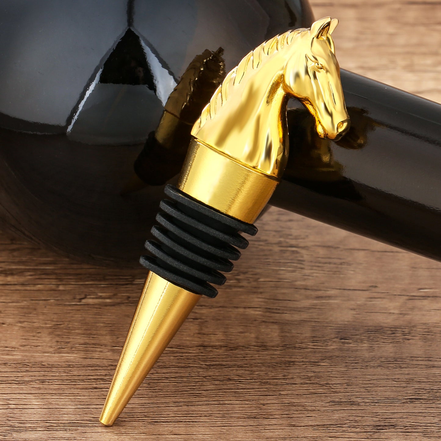Luxury Horse Head Wine Stopper – Animal Shaped Bottle Stopper for Red Wine & Kitchen Bar Gifts